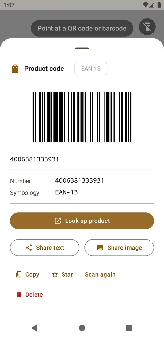 CodeKeep on Android, screenshot 2