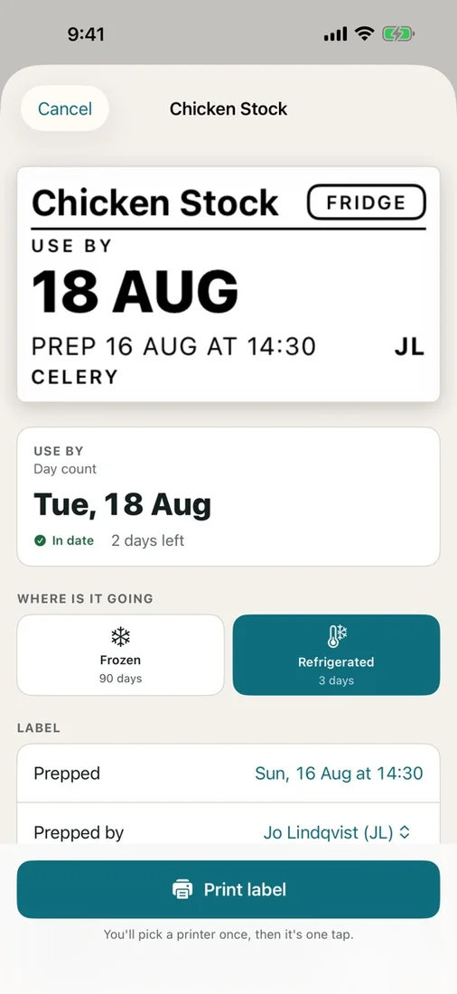 Prepmark on iOS, screenshot 2